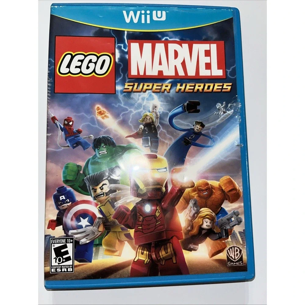 LEGO Marvel Super Heroes for Nintendo Wii U.‎ Game and box. No manual